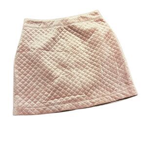 🔥 FRANCESCA’S MI AMI VELVET QUILTED MINI SKIRT SZ S EUC!